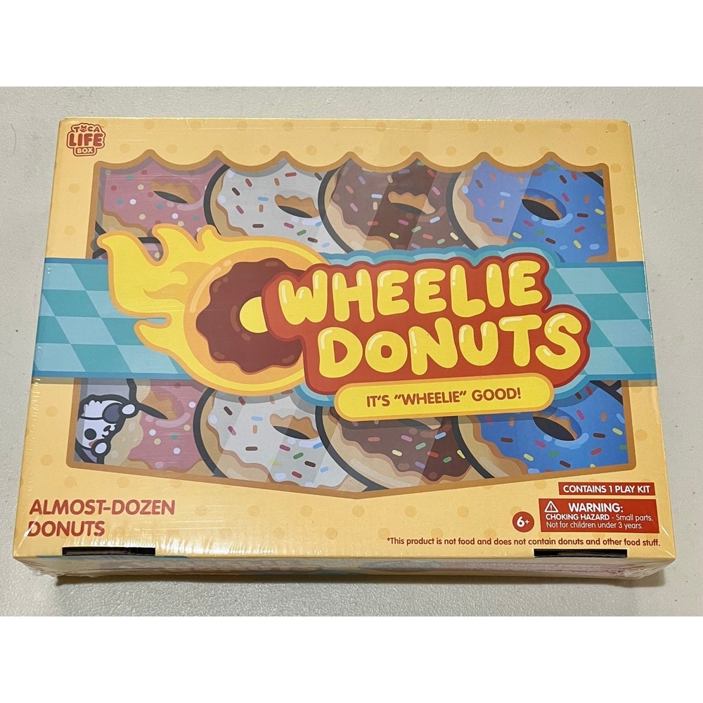 Wheelie Donuts Toca Life Box Play Kit‎ Game RARE New Sealed